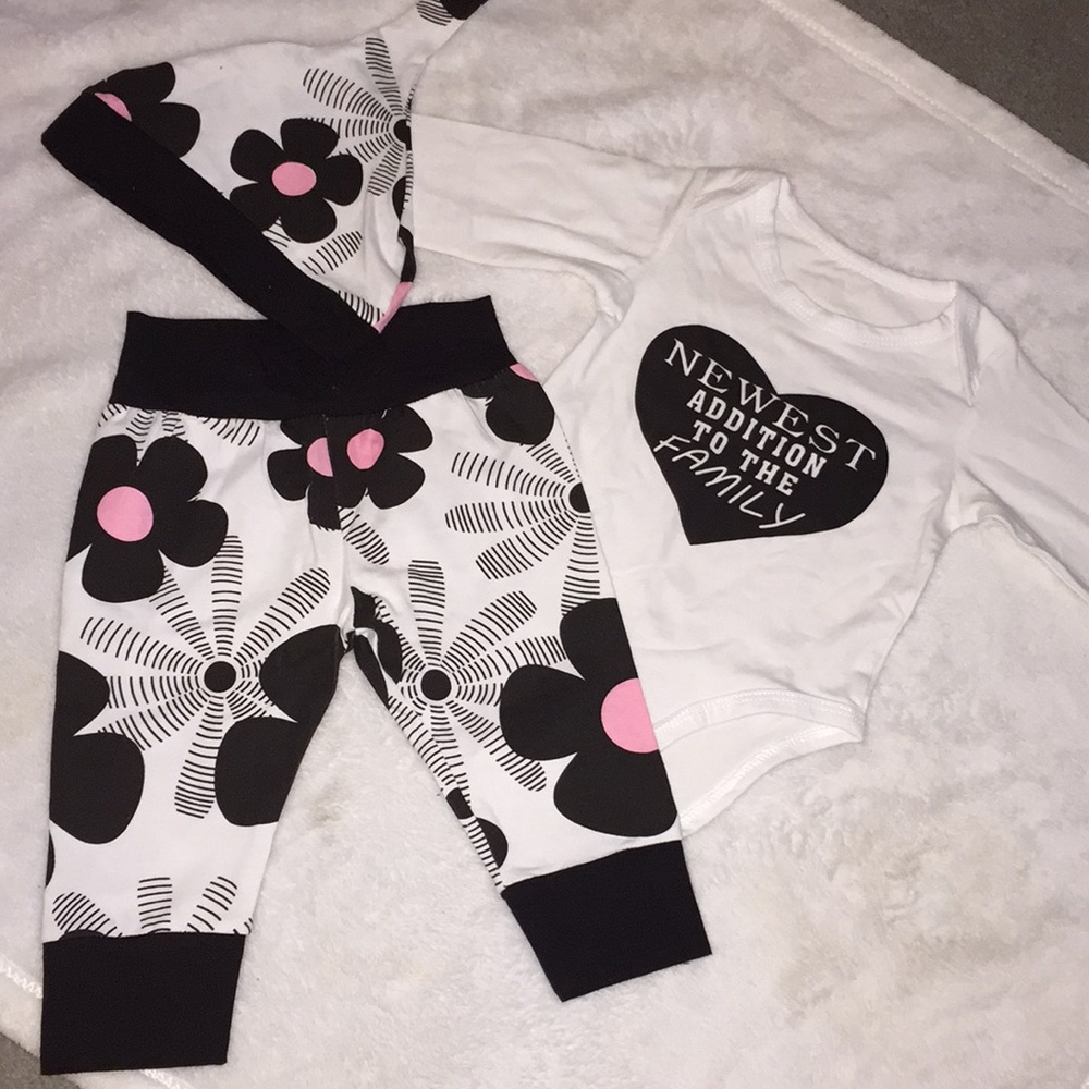 Baby Girl Outfit 0-6mo